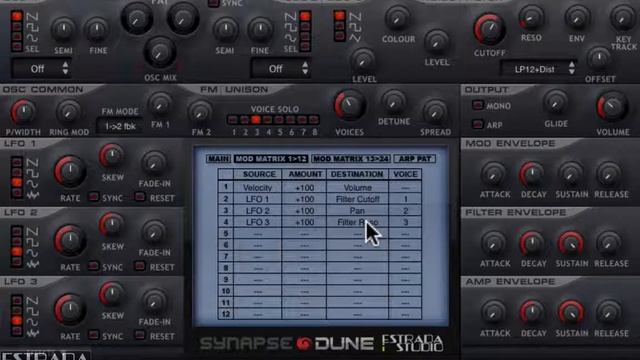 Synapse Audio Dune EiS - Modulacja głosow смотреть онлайн