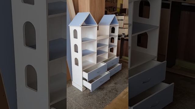 Замок серия МАКСИ для мальчика от Полки-Кидс.ру бело голубой смотреть онлайн