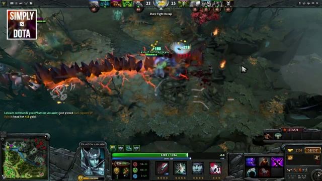 Dota 2 Gameplay Highlights | Pro Pub Plays Phantom Assassin Ranked смотреть онлайн