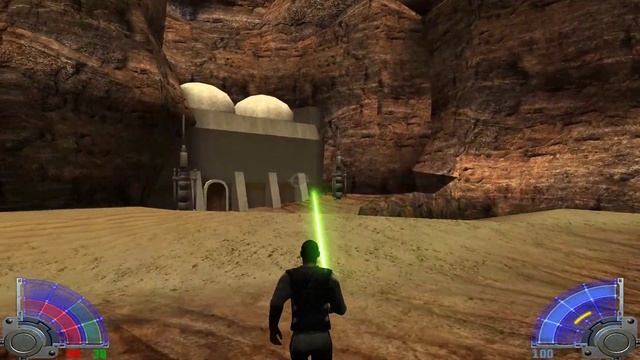 Обзор Star Wars Jedi Knight Jedi Academy [2003]. Без комментариев.