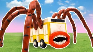 СТРАШНЫЙ АВТОБУС ПОЖИРАТЕЛЬ из Пластилина