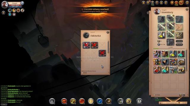 Albion Online / Chagel Kills Fakturka / Claymore in Corrupted Dungeons смотреть онлайн