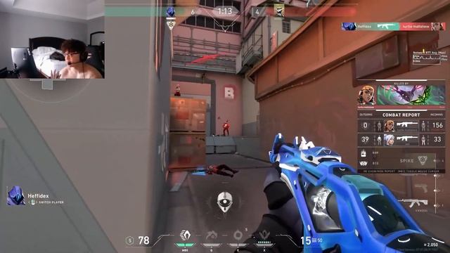 I can't Believe this Rocket didn't Hit anyone - Best of Valorant streams 72 смотреть онлайн