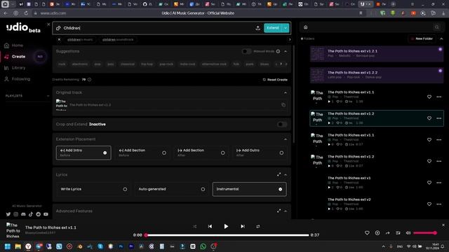 Запись эфира про работу с Udio. Без купюр и монтажа.