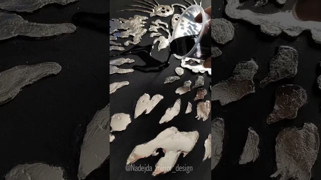 Создание интерьерной 3D картины #Лева #интерьер #арт #современныекартины #текстурныекартины смотреть онлайн