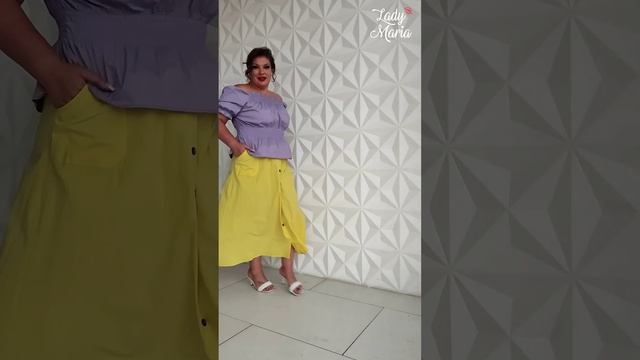 Блузка "рукав фонарик" со сборкой на талии смотреть онлайн