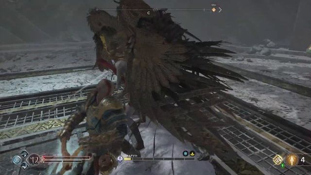 God of War 2018 Валькирия Ольрун, максимальная сложность смотреть онлайн