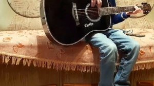 Урок на гитаре для начинающих #1 (на одной струне)