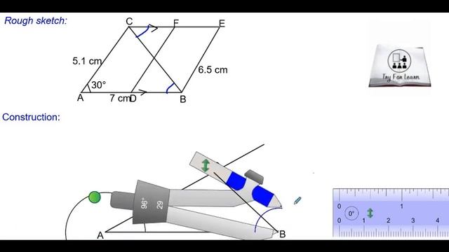 Construction Model 3 For SEE #Construction of prallelogram equal with triangle #Try_For_Learn смотреть онлайн