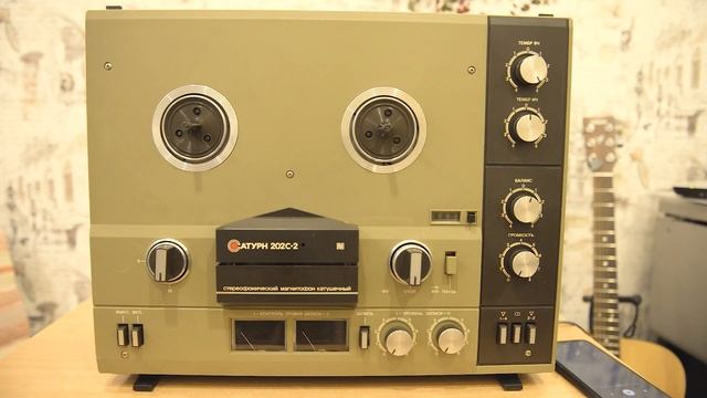 Магнитофон Сатурн МК-202 С-2. Первое включение смотреть онлайн