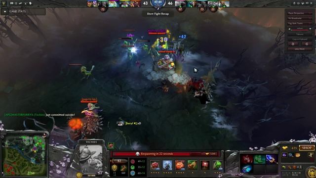 Techies ultra kill - Dota 2 replay смотреть онлайн