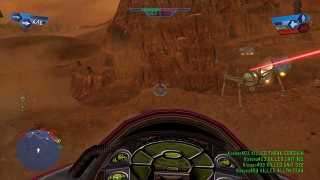 Star Wars Battlefront (2004) - Geonosis: Spire Rumble Conquest gameplay (EGM V3.1) смотреть онлайн