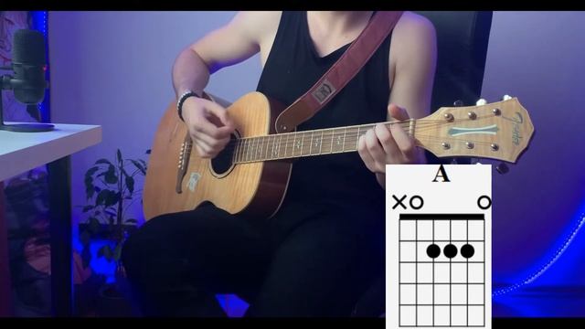 Как играть на гитаре Lil Peep- Star shopping (табы и аккорды) смотреть онлайн