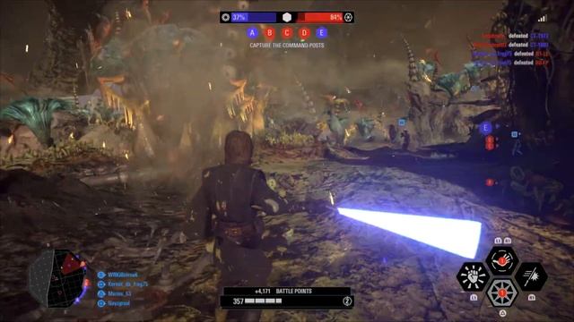 Star Wars Battlefront 2 Bot-farming Anakin Skywalker 227 player killstreak on Supremacy, Felucia смотреть онлайн