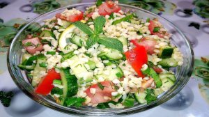 САЛАТ ТАБУЛЕ С БУЛГУРОМ __НА КУХНЕ У ЦЫГАНОЧКИ.