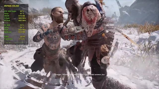God of War FSR 2.0 | GTX 1650 Super Performance Test смотреть онлайн