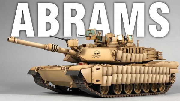 M1A2 Abrams SEP TUSK II. Сборка и покраска модели. Meng 1:35