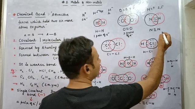Covalent bond l #Dot structures of H2, H2O, CH4 ,C2H2 ,NH3.. смотреть онлайн