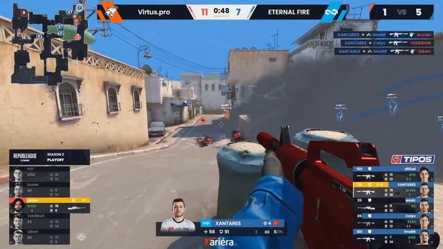 XANTARES with the fast ACE vs Virtus.pro смотреть онлайн