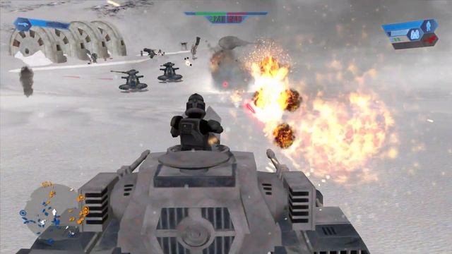 Star Wars Battlefront (2004) - Hoth: Echo Base Post TCW era gameplay (New Horizons V1) смотреть онлайн
