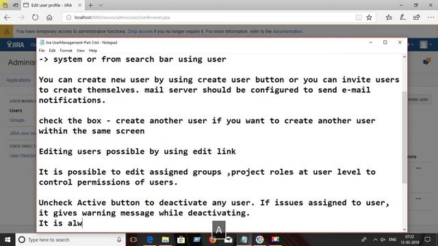 Jira User Management Jira User Administration|jira users|jira roles|jira admin|jira tutorial-EP#9 смотреть онлайн