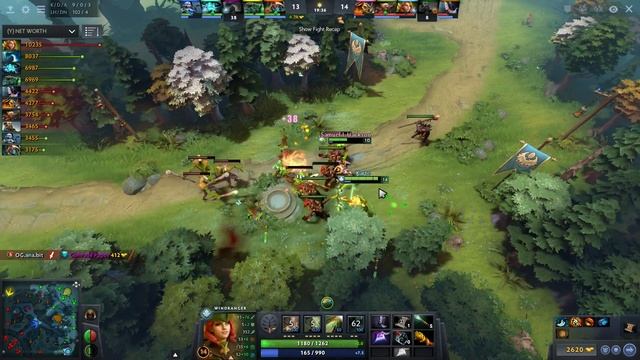 OG.ana Windranger Gameplay - Unranked Match - OG Dota 2. смотреть онлайн