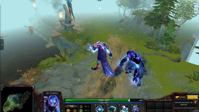 Dota 2: Arc warden spells preview! смотреть онлайн