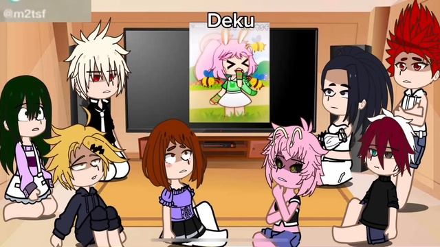 // MHA React To Deku As Random Gacha TikTok// Part 1// First vid. смотреть онлайн