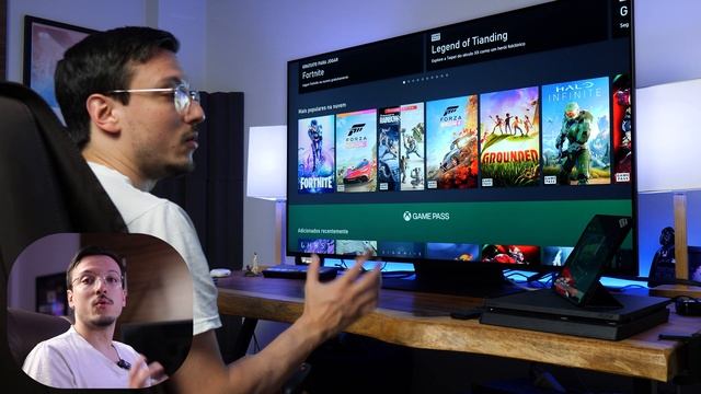 SAMSUNG GAMING HUB | XCLOUD DIRETO NA TV QN90B | Teste Real