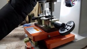 изготовление горизонтального ключа на вертикальном станке