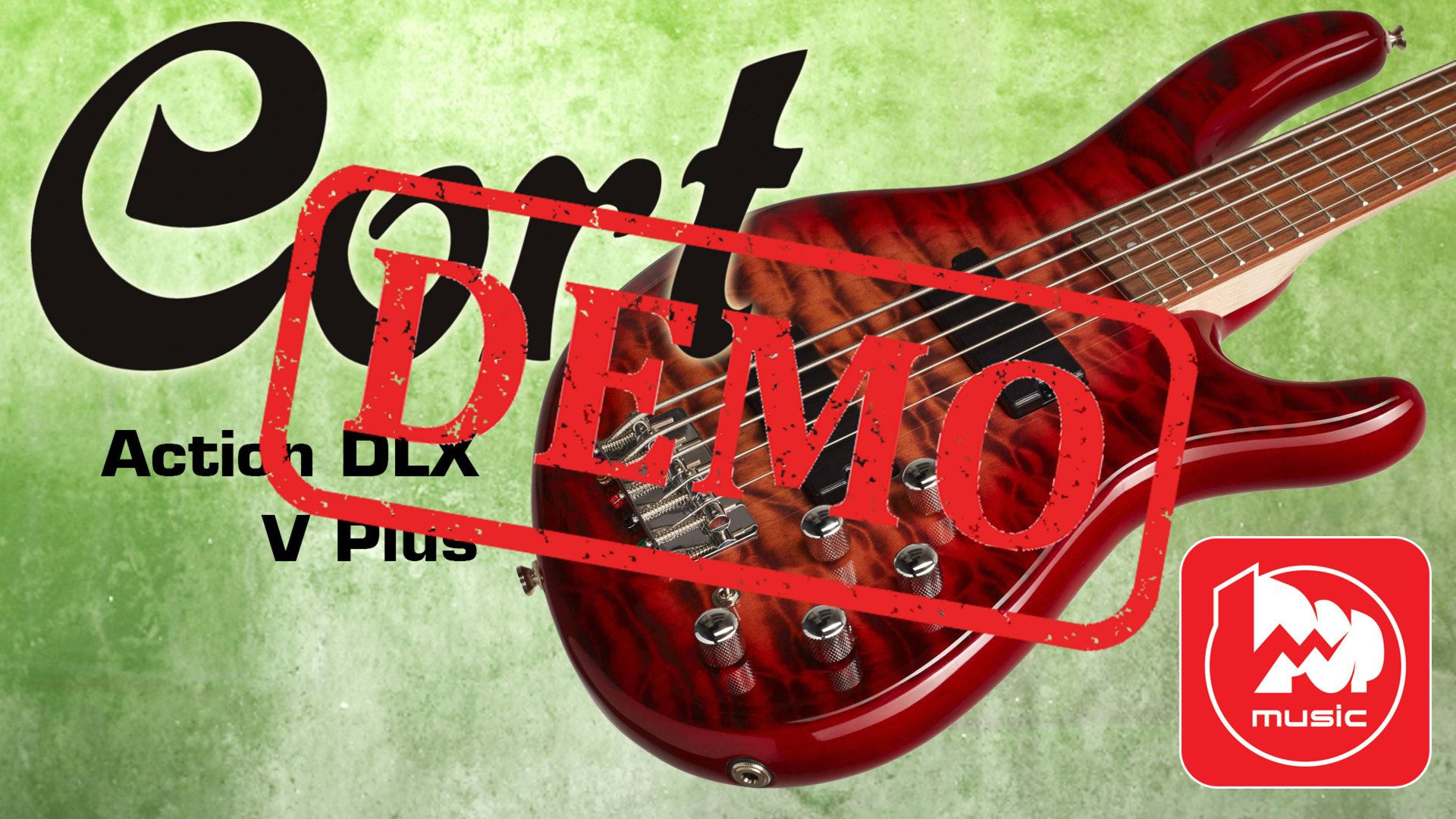 Бас-гитара CORT ACTION-DLX-V-Plus-CRS - демонстрация звучания смотреть онлайн
