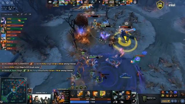 OG vs SECRET - WINNERS BRACKET - ESL ONE MALAYSIA 2022 DOTA 2 смотреть онлайн