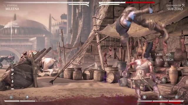 Mortal Kombat X 49% 1bar combo DefNephilum смотреть онлайн