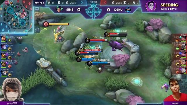 KAIZEN SEEDING WEEK 2 DAY 2 | SINS VS DEKU BEST OF 2 [GAME 1] смотреть онлайн