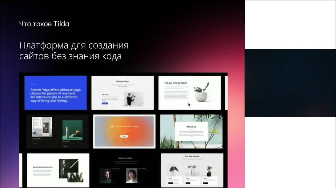 Продающий лендинг на Tilda смотреть онлайн