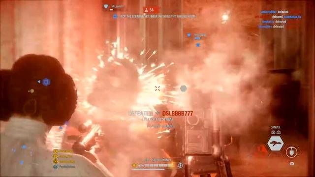 STAR WARS Battlefront II the princess protects her troops! смотреть онлайн