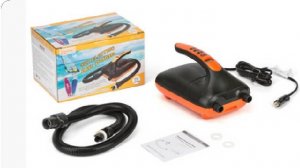 Видео обзор на электрический двухступенчатый насос для лодки ПВХ с Алиэкспресс фирмы Stermay