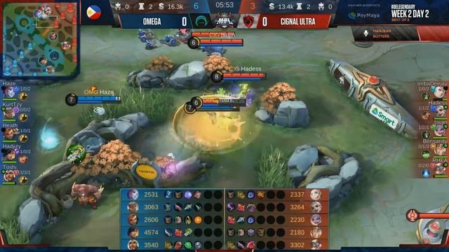 GAME 1 - CIGNAL ULTRA VS OMEGA - MPL PH SEASON 6 WEEK 2 DAY 2 смотреть онлайн