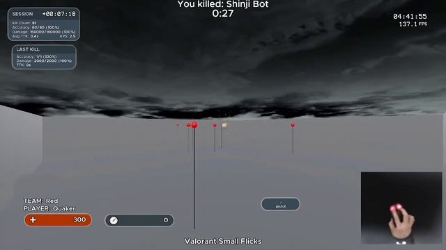 [kovaaks] Valorant Small Flicks 150.1 (#78) смотреть онлайн