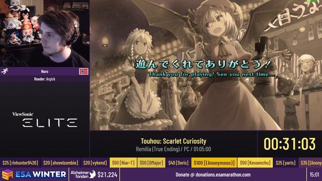 Touhou: Scarlet Curiosity [Remilia (True Ending)] by Naro - #ESAWinter21 смотреть онлайн
