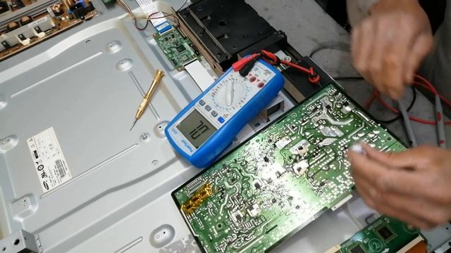 HOW TO Repair TV PLASMA SAMSUNG PS43E450A1W Problem BOARD-Y CAUSES NO PICTURE إصلاح تلفاز بلازما смотреть онлайн