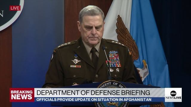 Gen. Mark Milley discusses conclusion of war in Afghanistan смотреть онлайн
