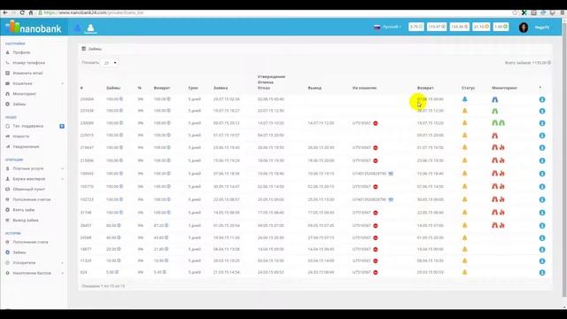 Утверждение займа 100$ (02.08.15) смотреть онлайн
