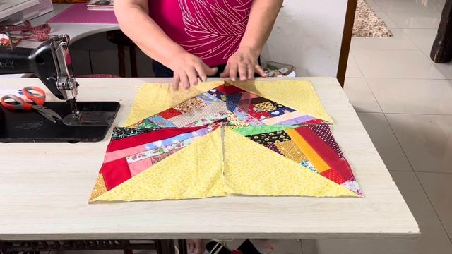 PASSO A PASSO DE TAPETE DE RETALHOS MUITO FÁCIL