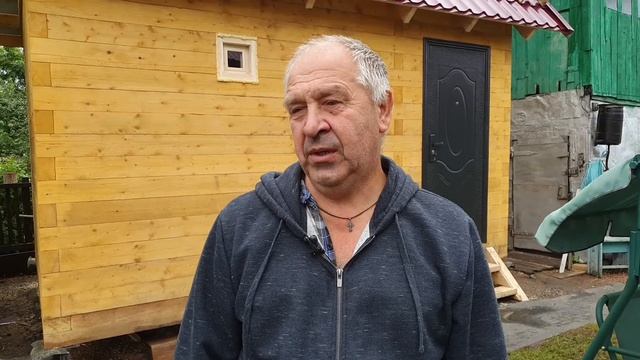 Строительство бани из бруса в Калтане. Честный Отзыв. ЗЕМЛЕ-СТРОЙ смотреть онлайн