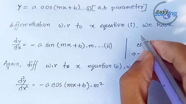How to solve y=a cos(mx+b)|Differential Equation смотреть онлайн