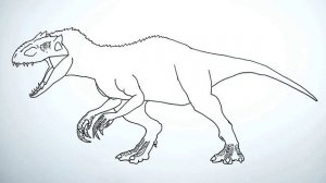 How to draw indominus Rex Step by Step | Jurassic World