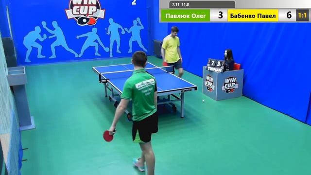 Павлюк Олег 2 - 3 Бабенко Павел 05.04.2019 Зал № 2 Турнир WIN CUP смотреть онлайн