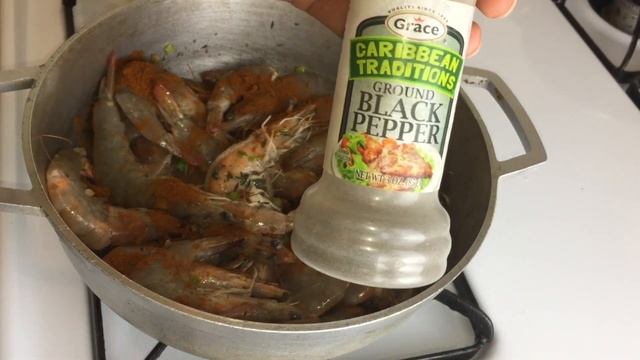 HOW TO COOK THE BEST HOT PEPPER SHRIMP RECIPE // PEPPER SHRIMP смотреть онлайн