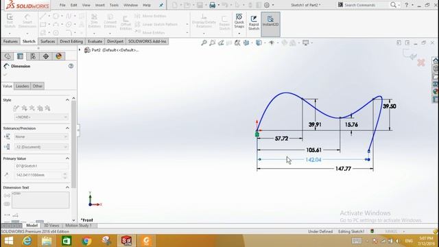 Spline in solidworks | how to sketch spline in solidworks (Beginner Tutorial) | Tutorial # 18 смотреть онлайн